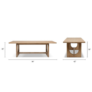 English Elm Turnkey Reclaimed Pine Farmhouse Dining Table Seats Ten with Sculptural Base B2719P509069