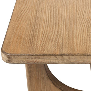 English Elm Turnkey Reclaimed Pine Trestle Coffee Table Rustic Farmhouse Living Room Centerpiece B2719P509071