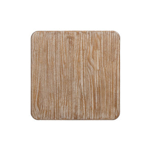 English Elm Sonoma Reclaimed Pine Pedestal End Table Rustic Organic Square Top for Living Room B2719P509072