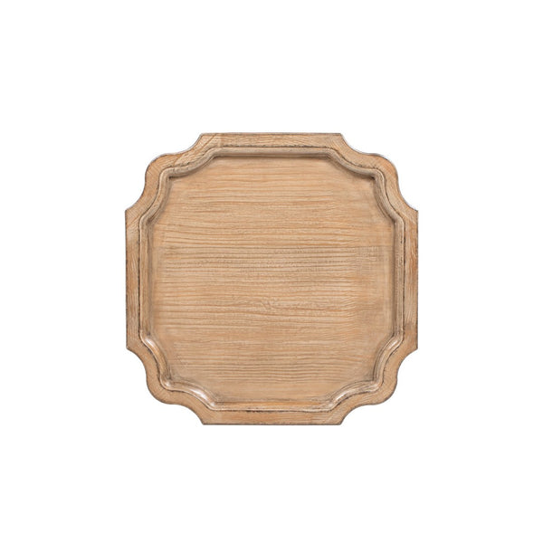 English Elm Foundry Reclaimed Pine Tray Top Side Table with Iron Base for Rustic Living Spaces B2719P509074