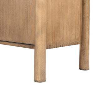 English Elm Nolan Reclaimed Pine Two Door Storage Cabinet Rustic Accent for Entryway or Living Room B2719P509079
