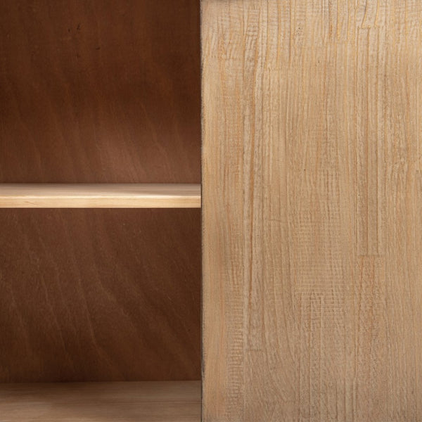 English Elm Nolan Reclaimed Pine Two Door Storage Cabinet Rustic Accent for Entryway or Living Room B2719P509079