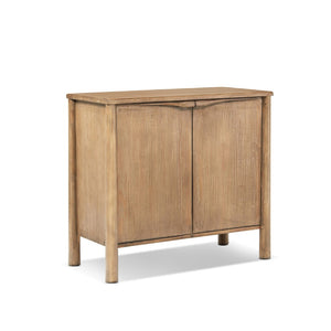 English Elm Nolan Reclaimed Pine Two Door Storage Cabinet Rustic Accent for Entryway or Living Room B2719P509079