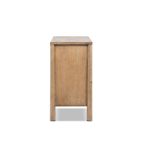 English Elm Nolan Reclaimed Pine Two Door Storage Cabinet Rustic Accent for Entryway or Living Room B2719P509079