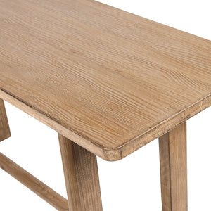 English Elm Turnkey Reclaimed Pine Trestle Console Table Rustic 72 Inch Entryway Sofa Accent B2719P509080