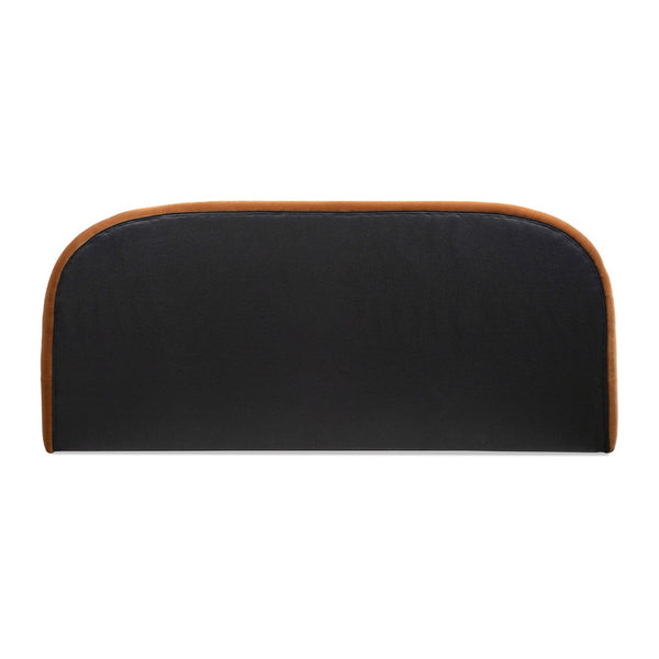 English Elm Archie Puffy Arch Headboard Platform Bed Legless Low Profile Upholstered King Frame B2719P530542
