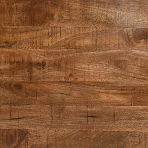 English Elm Sylmar Square Coffee Table Solid Wood Distressed Top Geometric Base Living Room B2723P240974