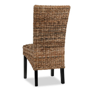 English Elm Kirana Handcrafted Solid Hardwood Dining Chair Set Artisan Built for Coastal Cottage Rooms B2723P240977