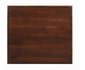 English Elm Malachi Mid-century Walnut Wood End Table with Drawer and Open Shelf for Living Room B2726P255761