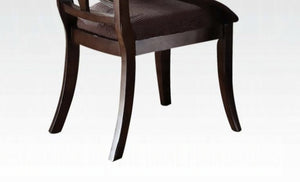 English Elm Keenan Diamond X-back Wood Dining Chairs with Microfiber Seats Set of 2 B2726P288869