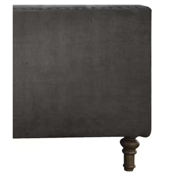 English Elm Sidonia Tufted Velvet Club Chair with Nailhead Trim and Down Feather Seat Cushion B2726P411572