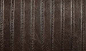 English Elm Brancaster Top Grain Leather Loveseat with Oak Legs Tailored for Den or Study B2726P509300
