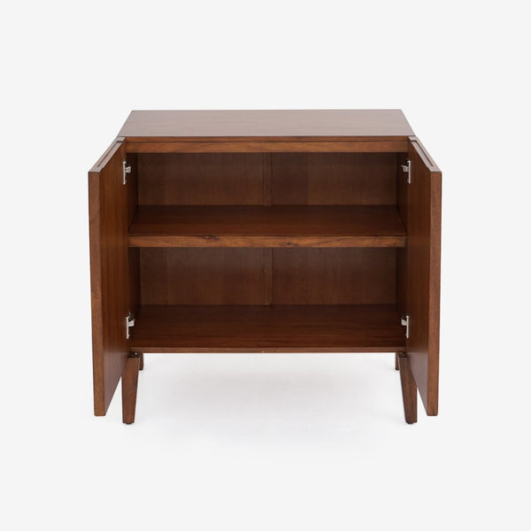 English Elm Lois Mahogany Two Door Storage Cabinet for Modern Living Room or Home Office B2726P510876