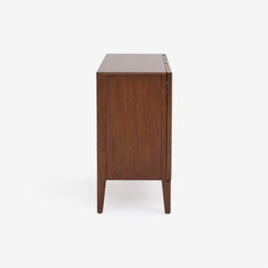 English Elm Lois Mahogany Two Door Storage Cabinet for Modern Living Room or Home Office B2726P510876