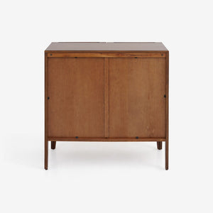 English Elm Lois Mahogany Two Door Storage Cabinet for Modern Living Room or Home Office B2726P510876