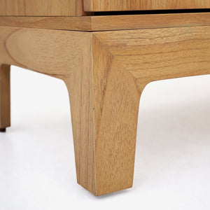 English Elm Lola Scandinavian Oak Storage Cabinet with Tapered Legs for Living Room Entryway B2726P511587