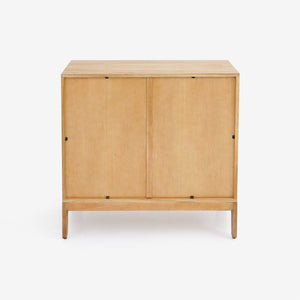 English Elm Lola Scandinavian Oak Storage Cabinet with Tapered Legs for Living Room Entryway B2726P511587