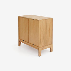 English Elm Lola Scandinavian Oak Storage Cabinet with Tapered Legs for Living Room Entryway B2726P511587