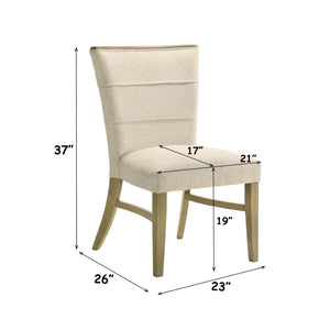 English Elm Olinda Chenille Upholstered Dining Side Chairs with Padded Back Set of Two B2726P524570