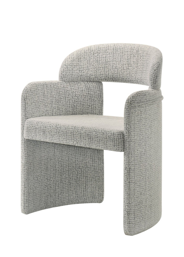 English Elm Kyree Chenille Upholstered Accent Chairs Set of 2 Rubberwood Living Room Seating B2726P524571