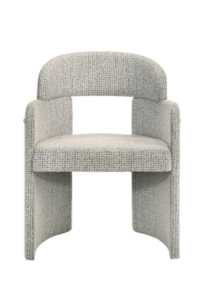 English Elm Kyree Chenille Upholstered Accent Chairs Set of 2 Rubberwood Living Room Seating B2726P524571