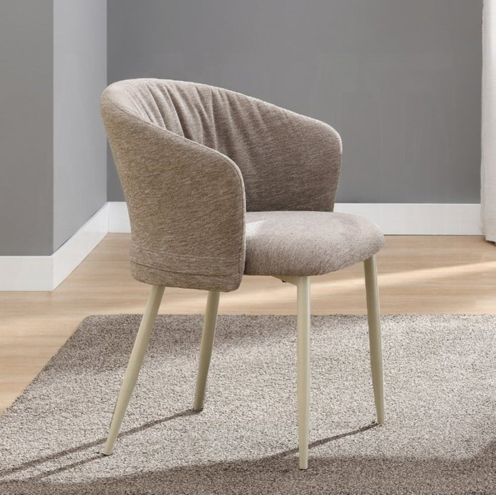 English Elm Ogin Channel Tufted Chenille Accent Chairs Sculptural Cone Base Set of 2 B2726P528598