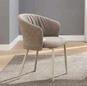English Elm Ogin Channel Tufted Chenille Accent Chairs Sculptural Cone Base Set of 2 B2726P528598