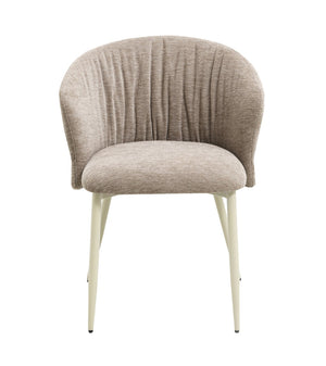 English Elm Ogin Channel Tufted Chenille Accent Chairs Sculptural Cone Base Set of 2 B2726P528598