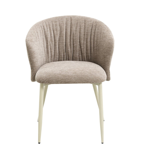 English Elm Ogin Channel Tufted Chenille Accent Chairs Sculptural Cone Base Set of 2 B2726P528598