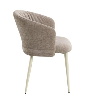 English Elm Ogin Channel Tufted Chenille Accent Chairs Sculptural Cone Base Set of 2 B2726P528598