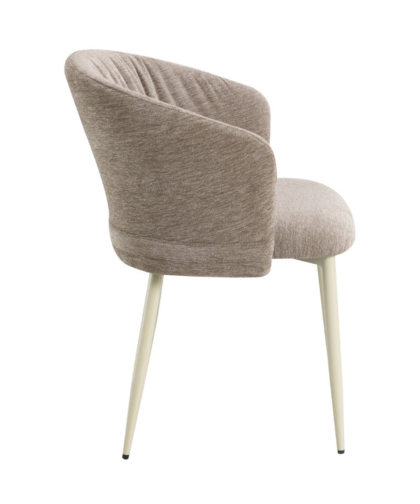 English Elm Ogin Channel Tufted Chenille Accent Chairs Sculptural Cone Base Set of 2 B2726P528598