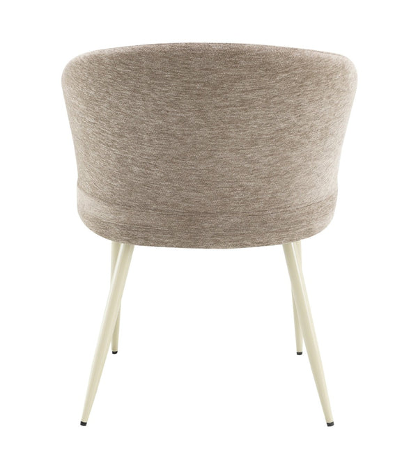 English Elm Ogin Channel Tufted Chenille Accent Chairs Sculptural Cone Base Set of 2 B2726P528598