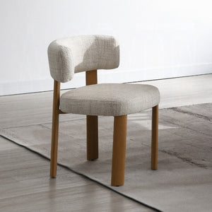 English Elm Ogin Chenille Upholstered Dining Side Chairs Set of 2 with Padded Seat and Back B2726P528599