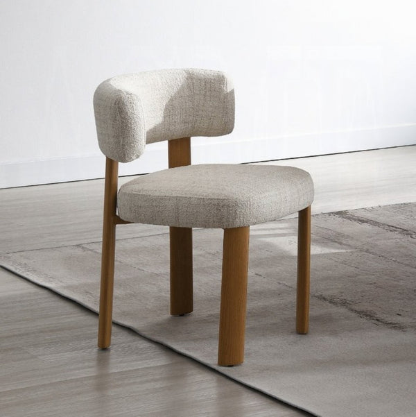 English Elm Ogin Chenille Upholstered Dining Side Chairs Set of 2 with Padded Seat and Back B2726P528599