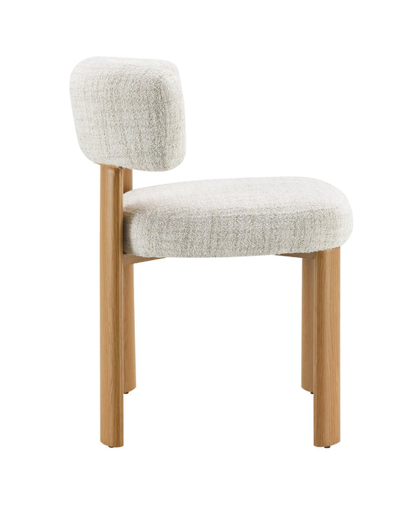 English Elm Ogin Chenille Upholstered Dining Side Chairs Set of 2 with Padded Seat and Back B2726P528599