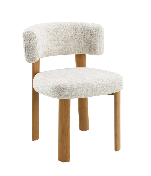 English Elm Ogin Chenille Upholstered Dining Side Chairs Set of 2 with Padded Seat and Back B2726P528599