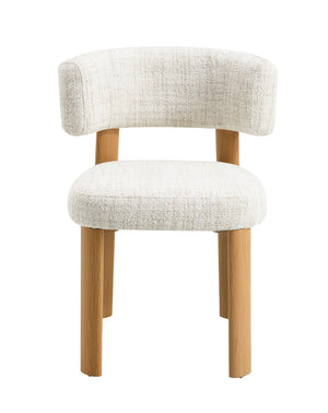 English Elm Ogin Chenille Upholstered Dining Side Chairs Set of 2 with Padded Seat and Back B2726P528599