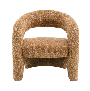 English Elm Pelia Tweed Upholstered Accent Chair with Feather Down Cushions for Modern Living Rooms B2726P529418