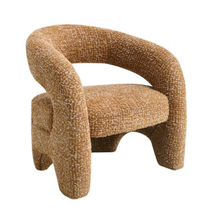 English Elm Pelia Tweed Upholstered Accent Chair with Feather Down Cushions for Modern Living Rooms B2726P529418