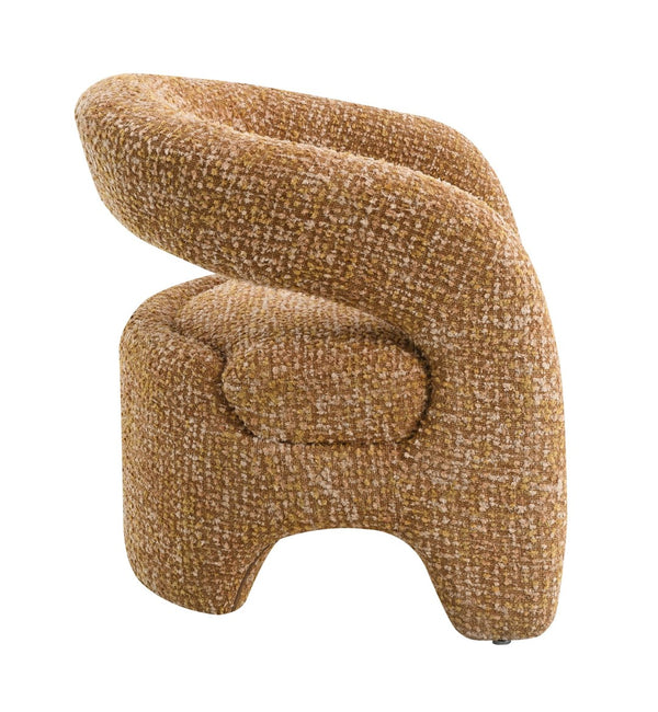 English Elm Pelia Tweed Upholstered Accent Chair with Feather Down Cushions for Modern Living Rooms B2726P529418