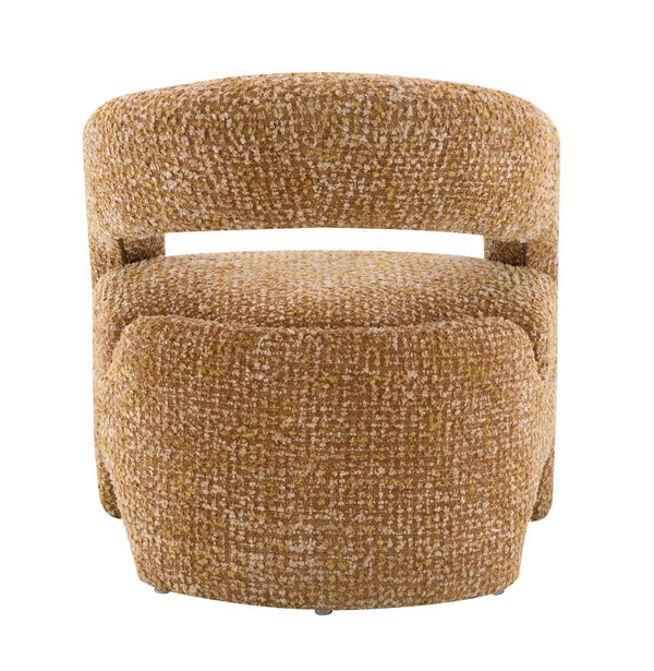English Elm Pelia Tweed Upholstered Accent Chair with Feather Down Cushions for Modern Living Rooms B2726P529418