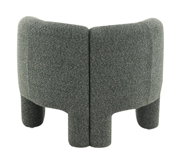 English Elm Pemba Tweed Upholstered Accent Chair with Feather Down Cushions Mid-century Modern B2726P529419