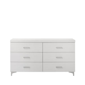 English Elm Casilda Wide White Bedroom Dresser with Dovetail Drawers and Modern Farmhouse Appeal B2726P577481