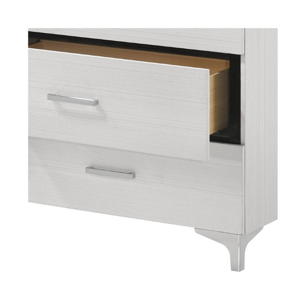 English Elm Casilda Wide White Bedroom Dresser with Dovetail Drawers and Modern Farmhouse Appeal B2726P577481