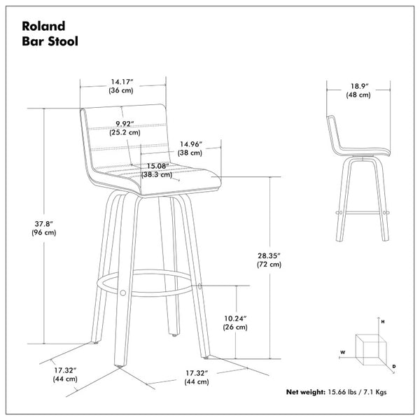 English Elm Maeve Swivel Barstools Set of 2 Vegan Upholstered with Walnut Frame and Chrome Rest Grey Polyester B2732P536383