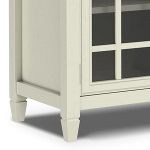 English Elm Somerset Solid Wood Buffet Sideboard Six Drawers Antique White Traditional Dining B2732P548179