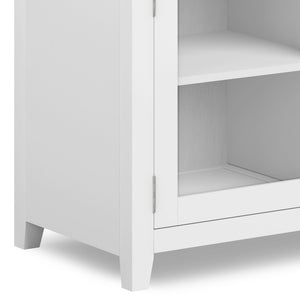 English Elm Argyle Oak Veneer Three Door Buffet with Graphite Metal Frame for Modern Dining White 17 L x 54 W x 32 H Wood+Glass B2732P548183