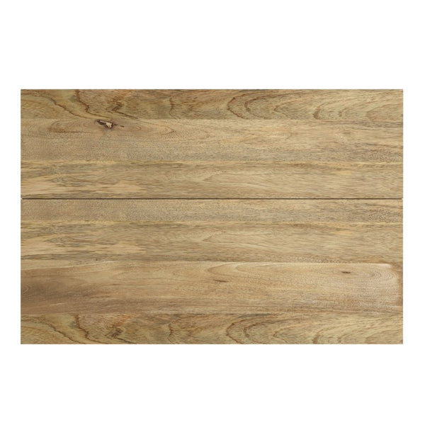 English Elm Spartan Mango Hardwood Lift Top Coffee Table with Brass Inlays and Hidden Storage B2732P549788