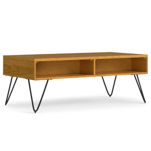 English Elm Diaz Oak Veneer Lift Top Coffee Table with Hidden Storage for Living Rooms B2732P549793