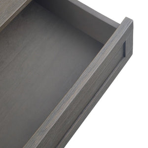 English Elm Diaz Solid Oak Lift Top Coffee Table with Hairpin Legs and Hidden Storage Cubby 38 x 38 x 18.5 Grey B2732P549807